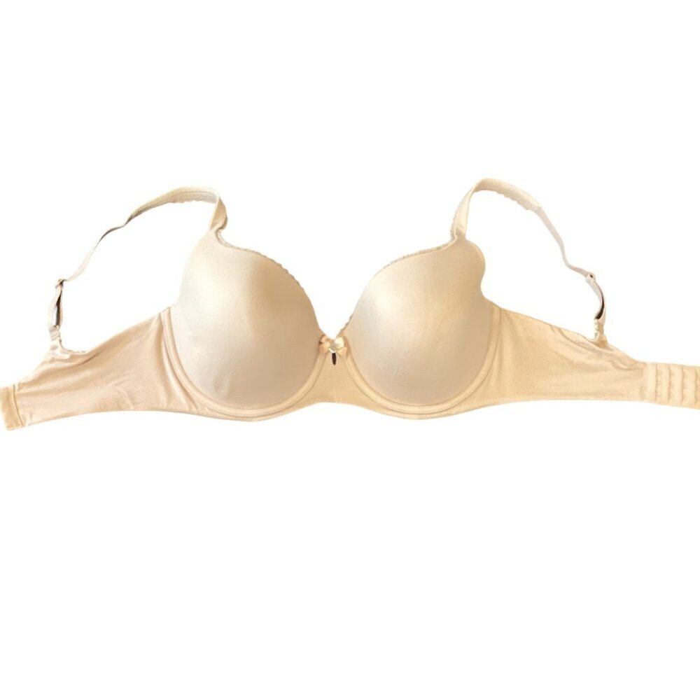 Victoria's Secret , Body by Victoria‎ Lined Demi Bra Sz 34DDD Beige #308E